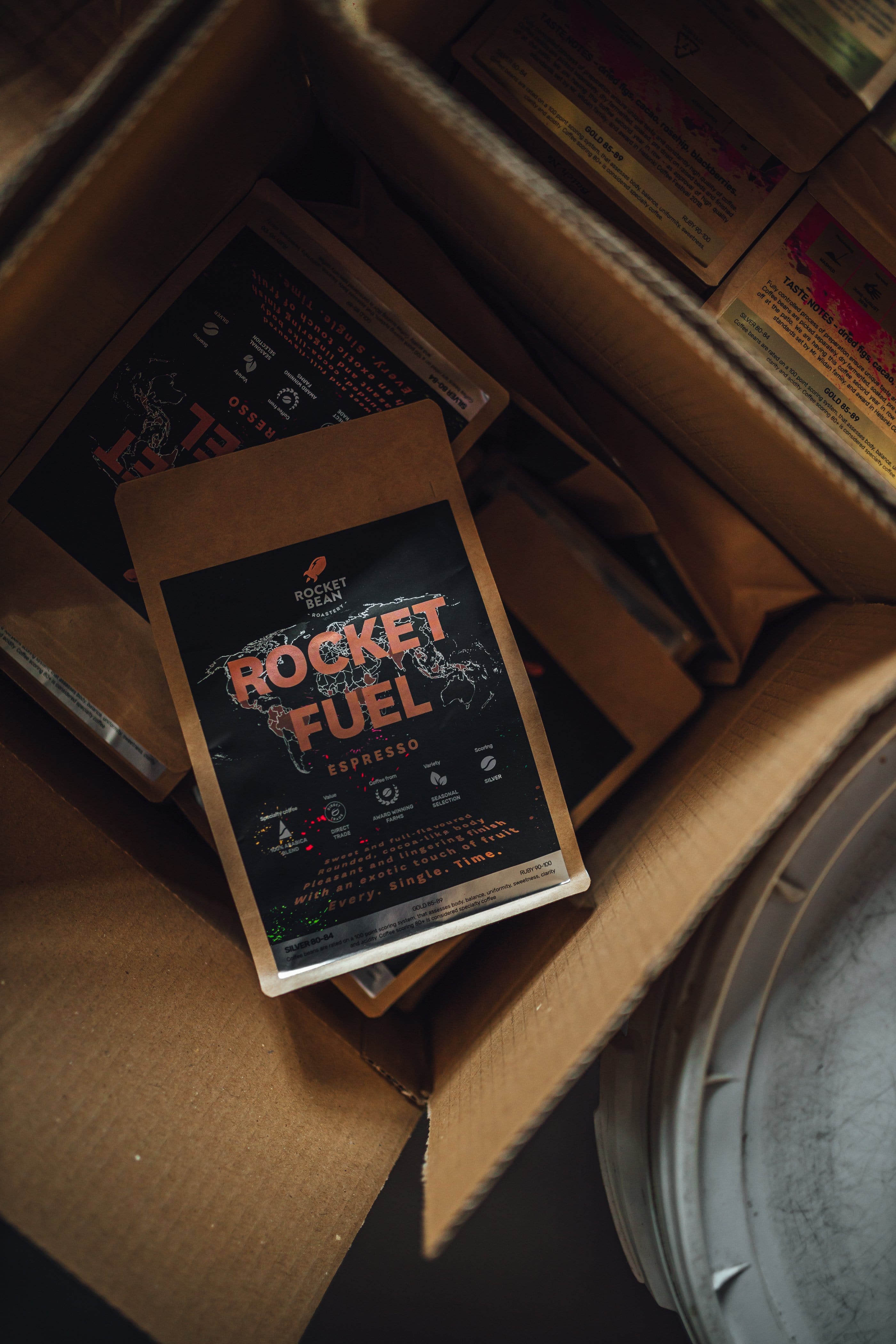 Rocket Bean Roastery Kafijas pupiņas Kafijas pupiņas, Rocket Fuel, House Blend, Espresso, 200g, Rocket Bean Roastery