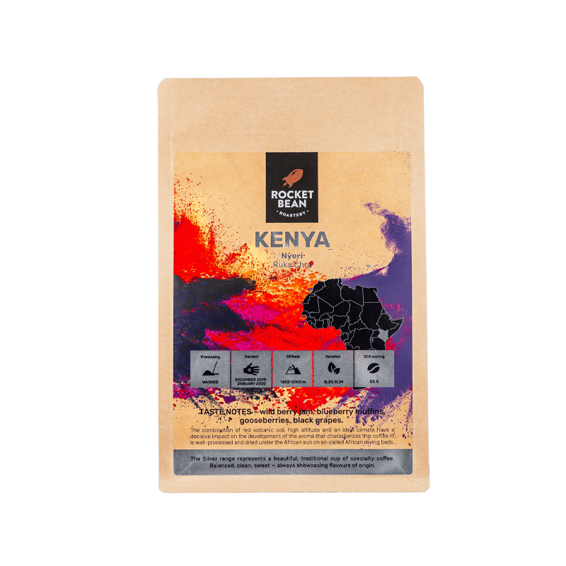Rocket Bean Roastery Kafijas pupiņas Kenija, Ruka Chui, 200g, Rocket Bean Roastery