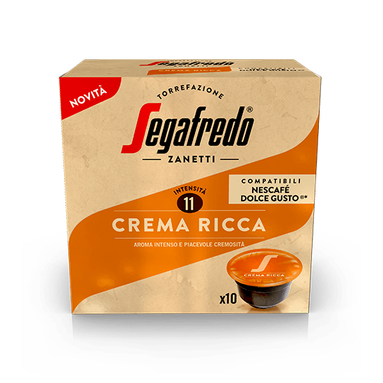 Segafredo Kapsulas Kafijas Kapsulas Segafredo DolceGusto, Crema Ricca 10x7,5g