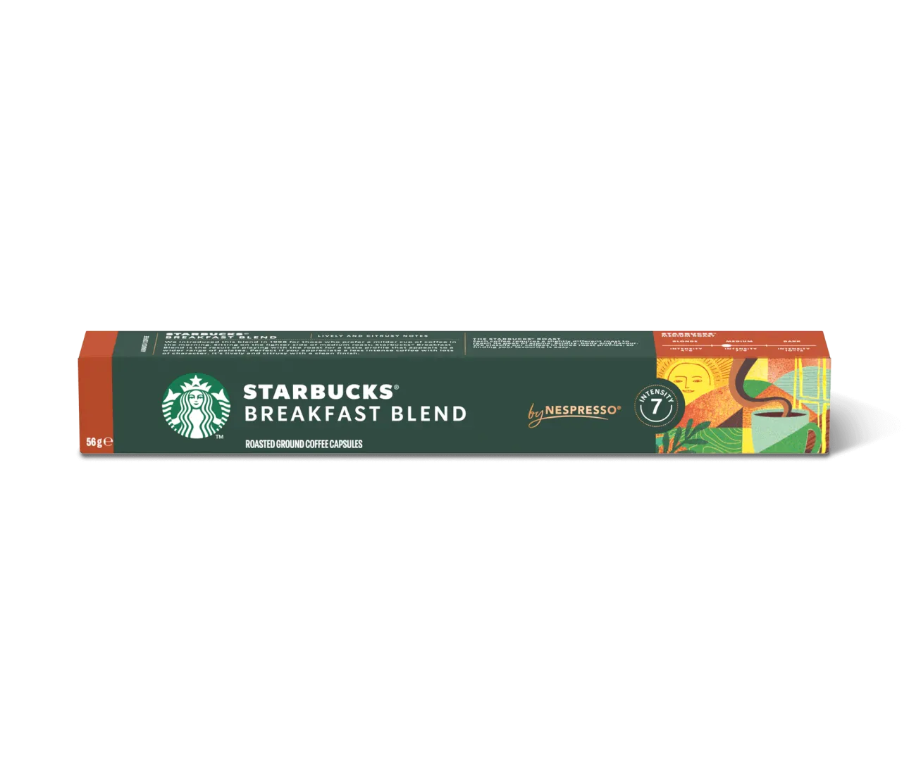 Starbucks Kapsulas Kafijas kapsulas Starbucks Nespresso Breakfast Blend, 10gb