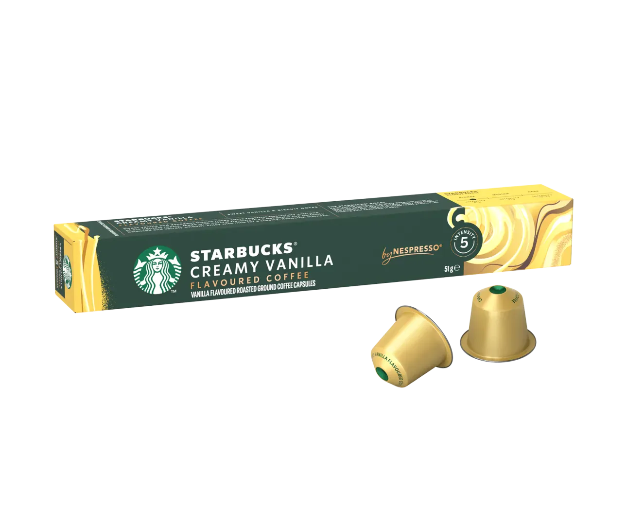Starbucks Kapsulas Kafijas kapsulas Starbucks Nespresso Creamy Vanilla, 10gb