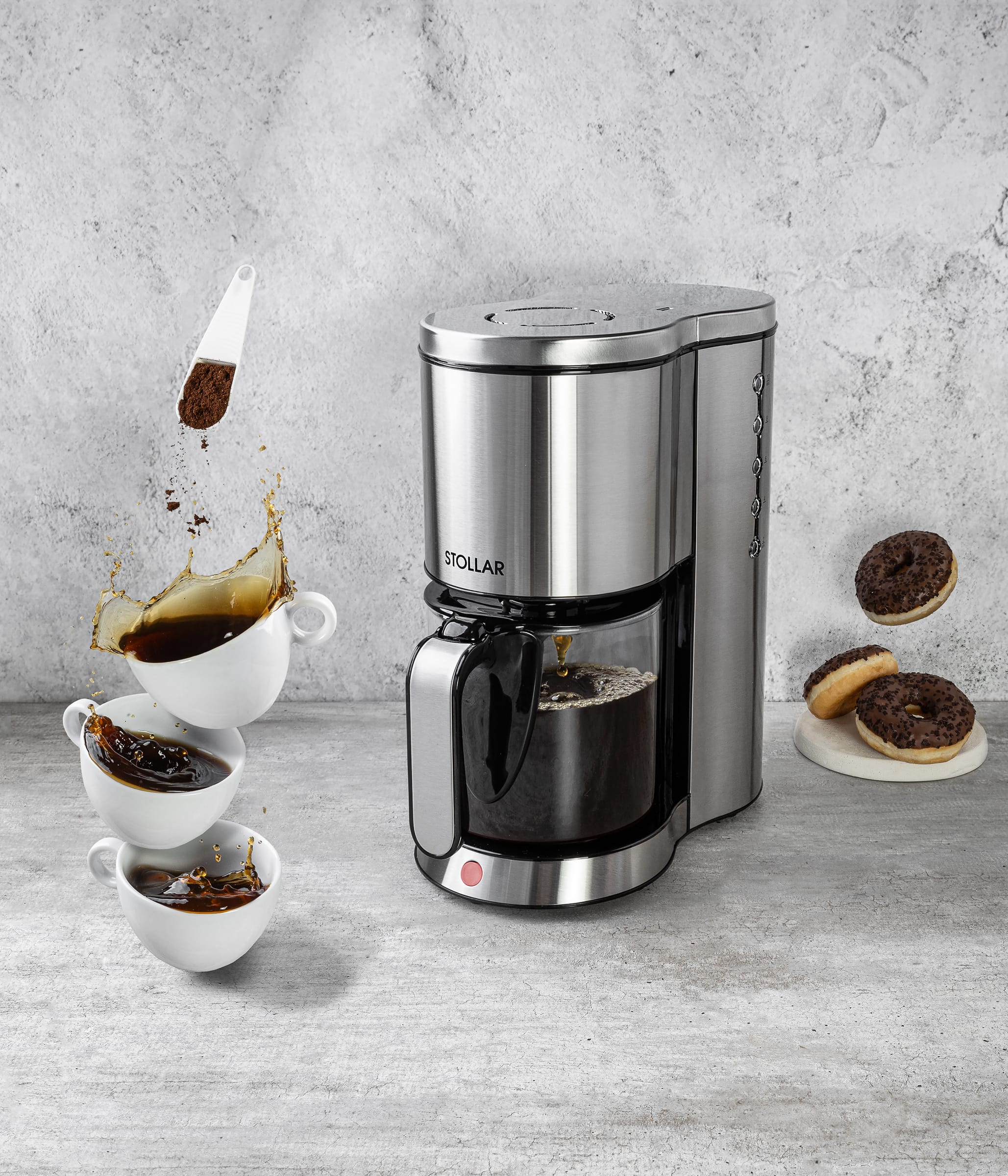 Stollar Maltās/filtra kafijas automāti Filtra kafijas automāts Stollar, The Drip Café SKA720